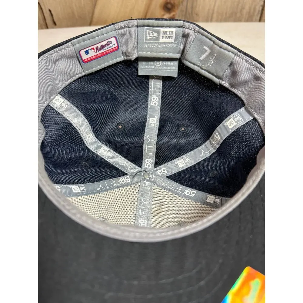 New Era 59 Fifty Hat New York Yankees All Star Game 2015 Cap Size 7.5 Gray Blue